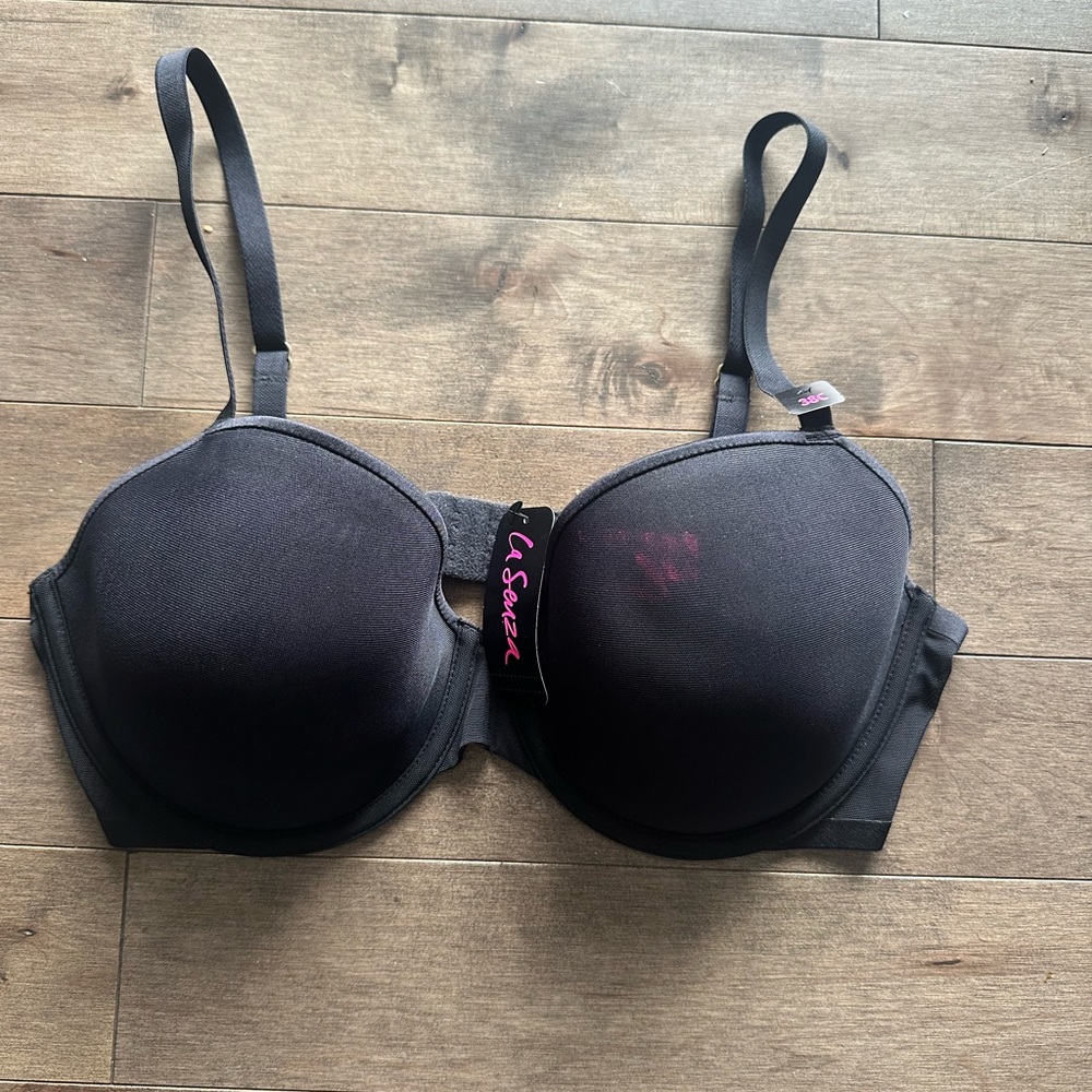 NWT La SENZA Black Bra - unpadded - size 38C
